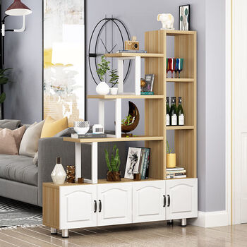 沙发隔断柜现代式 隔断玄关柜客厅屏风装饰酒柜现代简约多层花架门厅