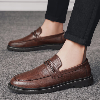 男士乐福鞋/豆豆鞋>枫叶(leaveland)>枫叶(leaveland)皮鞋男年轻人鞋