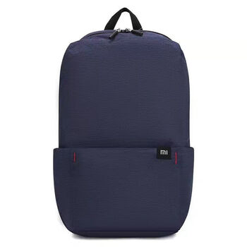 小米双肩包小背包男女运动包休闲简约防水双肩包深蓝15l适中店长热荐