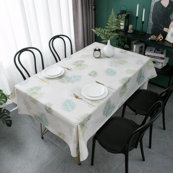 MEIWA桌布防水防油防烫餐桌布台布茶几布餐桌垫 热带雨林120*180cm