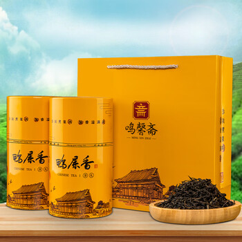 鸣馨斋春茶凤凰单枞鸭屎香又名银花香潮州凤凰单丛高山乌龙茶叶送礼罐装 250g(1罐)