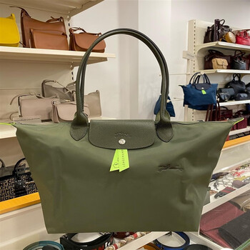 龙骧包女号 法国long1899champ大号长柄饺子包龙骧绣马单肩手提女包