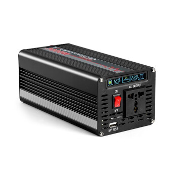 英飞能车载家用逆变器12V24V48V60V转220V太阳能逆变噐直流转交流转换器 双电压修正弦波-2000W 48V/60V