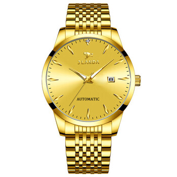 上海手表男士全自动纯机械表防水夜光日历感十大品牌全金金面进口机芯