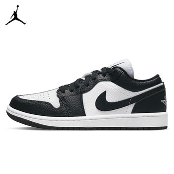 NIKE 耐克 篮球鞋男女AJ1乔1 JORDAN 1秋冬熊猫鞋DR0502-101白黑36.5