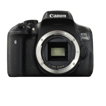 佳能（Canon）EOS 750D入门级 初学者照相机高清摄像 支持触摸屏操作 海外版 黑色 官配+(18-200)