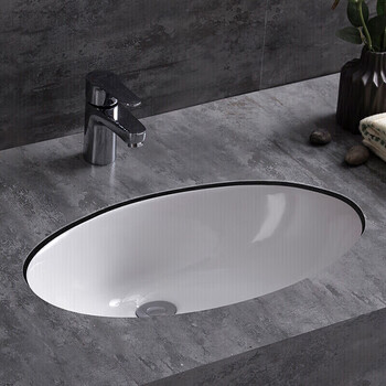 toto卡斯登k-2210tk-2211t-0椭圆形台下盆台下式洗脸盆洗面 k-2210t