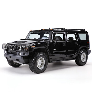 美驰图1:18悍马h2静态模型合金车模仿真越野汽车模型男生礼物 悍马h2