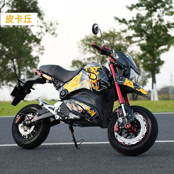 电猴子m6电动摩托车z6成人高速电动车72v小街车m5跑车电瓶车 皮卡丘