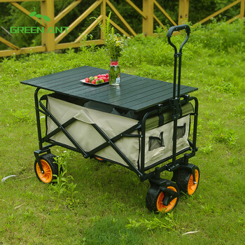 12轴承加宽万向轮 双碟刹【米黄 橄榄绿】