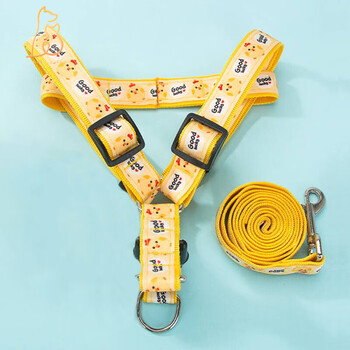 鹿凌青品牌狗狗牵引绳遛狗绳中型小型犬项圈胸背带泰迪博美法斗柯基