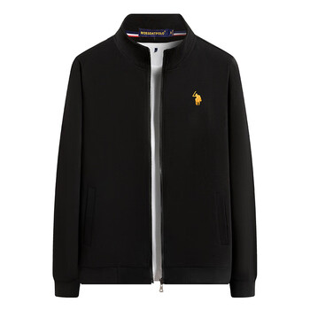 简马仕保罗夹克外套马标刺绣宽松大码长袖拉链防风上衣美国保罗polo