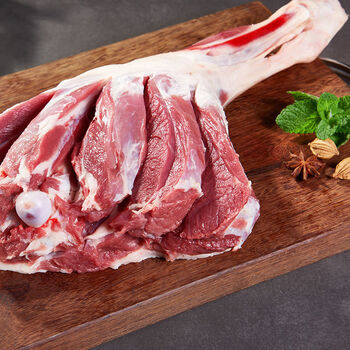 棠鲜生新鲜宁夏滩羊肉后腿肉新鲜羊腿肉羊排羊蝎子五斤装羊后腿