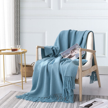 羊毛毯子英国客户 瑞典klippan毛毯毯子羊毛沙发毯盖毯春秋同款 天