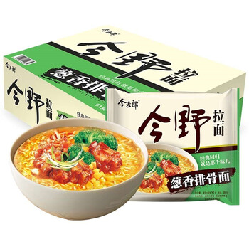 今麦郎葱香排骨方便面泡面91g24袋整箱