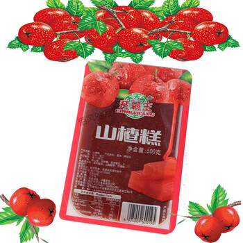 山楂糕老式大块山楂糕宝宝吃500g开胃零食山楂糕小包装1斤装盒装