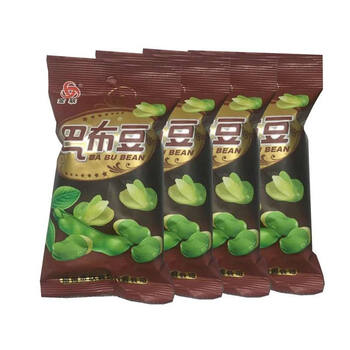 金联巴布豆蚕豆兰花豆炒货坚果干果特产网红零食每包40g40g巴布豆20包