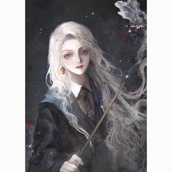 稚魔方(zhimofang)哈利波特拼图赫敏卢娜带框马尔福动漫周边成人高