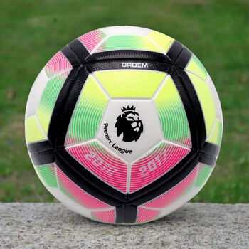 2022欧冠足球卡塔尔世界杯5号儿童中小学生训练专用球 英超  彩虹色 5