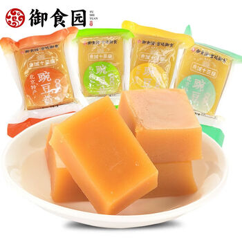 御食园豌豆黄北京特产小吃零食办公室追剧口袋零食休闲美食品小吃 4块