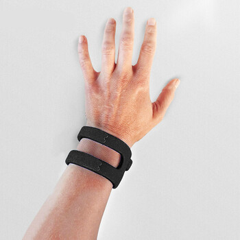 保护手腕的运动护腕男女瑜伽健身防扭伤护手腕带 黑色 一只装 均码