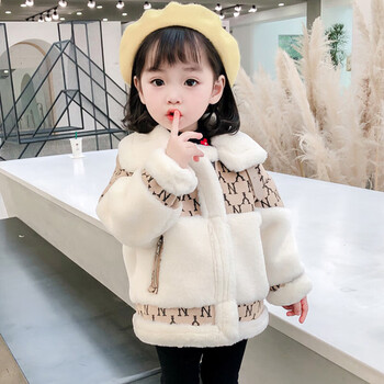 加绒加厚上衣时尚洋气03岁婴幼儿毛毛衣80cm建议身高7080体重1620斤