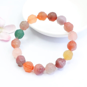 御漪 糖果盐源玛瑙佛头手串手链珠宝 盐源玛瑙佛头手串(11mm)mn205170