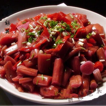 湖北恩施土特产农家风味泡菜芋荷梗腌酸菜芋头杆山野菜非韩国泡菜