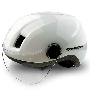 清凉夏盔moon电动电瓶车头盔摩托安全帽大号男女士四季夏季超轻透气3c