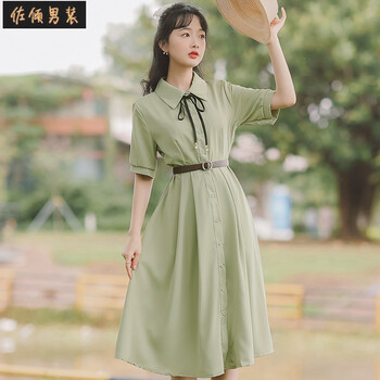 佐倾礼服女仙气学生18岁成年礼长裙女夏季脚踝超仙森系甜美连衣裙长款