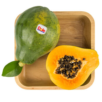 都乐 非转基因木瓜1个约350g