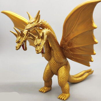 哥斯拉基多拉模型 godzilla怪兽恐龙可动人偶玩具 真-三头龙の基多拉