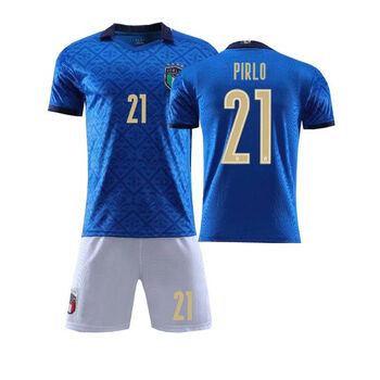 意大利球服意大利球衣2021欧洲杯主客场球衣成人儿童21号皮尔洛短袖