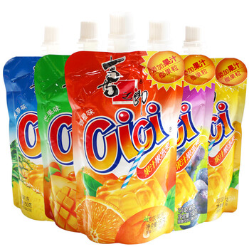 喜之郎cici果汁果冻吸吸果冻椰果肉布丁儿童怀旧休闲小零食品小吃10袋