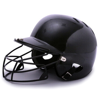 吉普比赛级儿童青少年成人棒垒球捕手套装棒球护具头盔护面护胸黑色