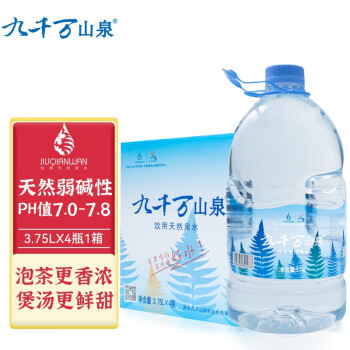 【九千万山泉水】市场价格走势,口感好又实惠!