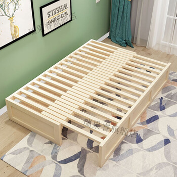 伸缩床实木抽拉床多功能床推拉小户型单人双人坐卧两用长180宽70120