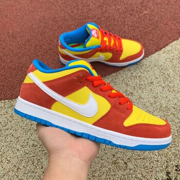 sb dunk low bart simpson 辛普森鞋子 黄橙蓝 男女同款百搭板鞋 dunk