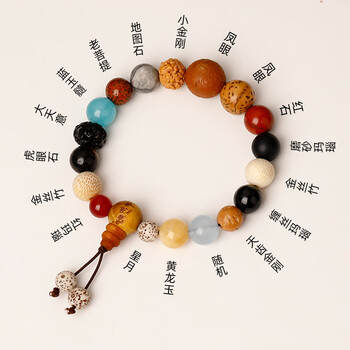 dldey十八籽菩提手串男女小众设计感手链文玩手持念珠佛珠18十八子手