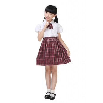 深圳市小学生校服统一运动礼服套装夏秋冬装短袖短薄长裤外套 女衬衣