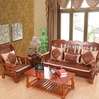 麻将席凉席麻将夏季麻将实木沙发垫竹凉席红木沙发坐垫三人座防滑垫子