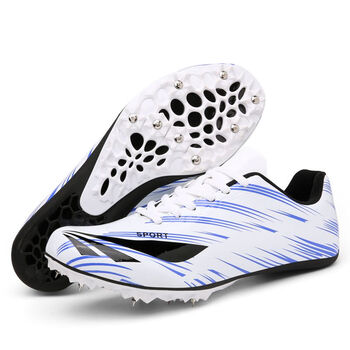 李宁2023新款天赐田径之翼专业短跑比赛钉鞋男女体育生运动训练钉37红