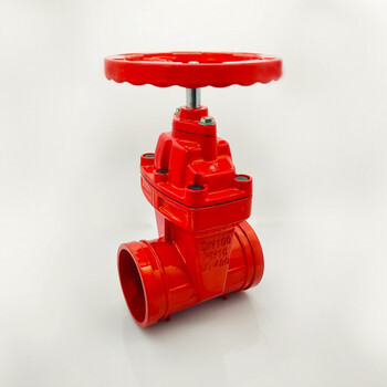 定制沟槽暗杆闸阀z85x-16q消防水管道软密封刚卡箍式手动开关闸板阀门