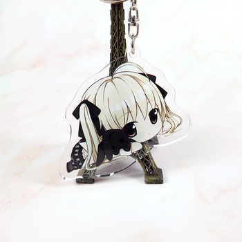 之空动漫周边亚克力钥匙扣春日野穹二次元挂饰 4穹妹 单层双面挂件6cm