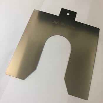 定制304不锈钢u型垫片轴承调整片间隙插片加工定制0.