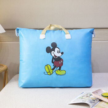 幼儿园专用被袋收纳被子收纳袋防潮袋子被褥袋子蓝色米老鼠中号高53长