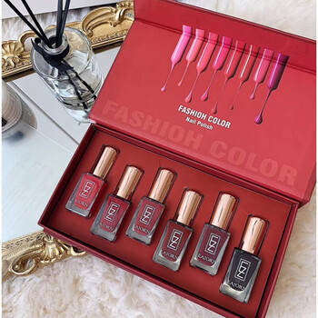 易妆指甲油套装全套礼盒套盒可撕拉环保组合玫瑰牛油果莉兹莫兰迪中国