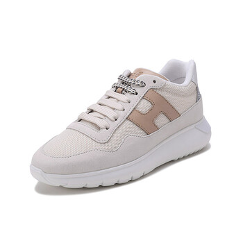 女士interactive3系列象牙色灰色多色h字母厚底增高鞋休闲运动鞋 hxw