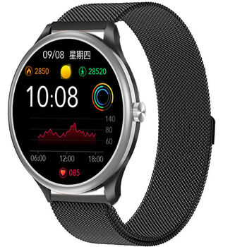 智能手表测心电图血压心率血氧体温睡眠蓝牙通话音乐播放运动手环银