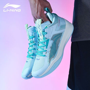 李宁篮球鞋耐磨透气球鞋男鞋韦德之道7音速6音速8驭帅13运动鞋男白色